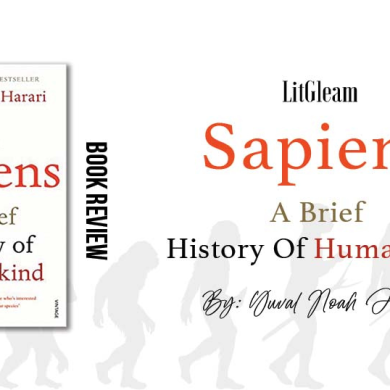 Book Review - Sapiens a book by Yuval Noah Harari